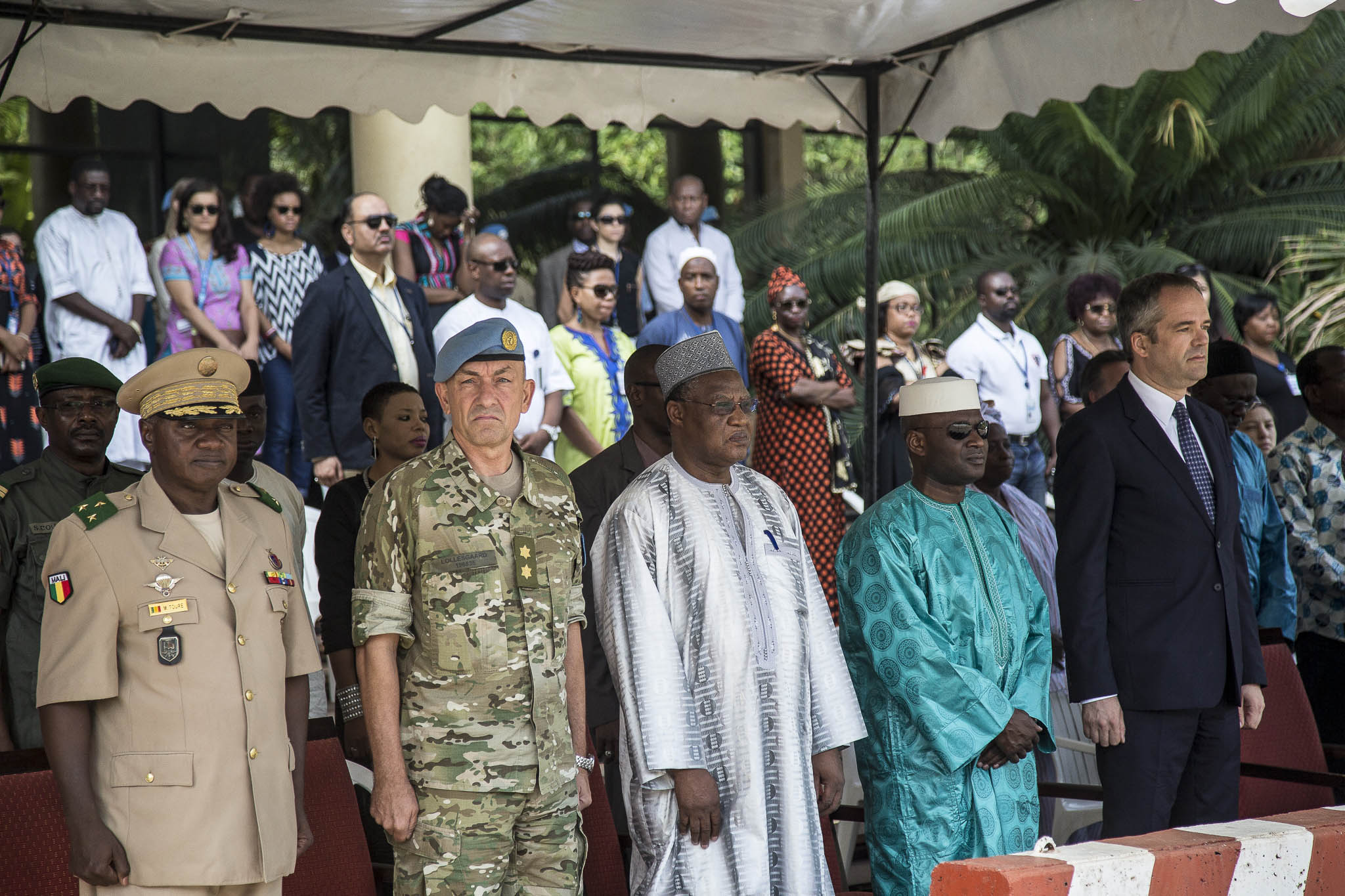 Remise de médailles à Bamako : Hommage aux soldats de la paix avant leur  retrait du Mali