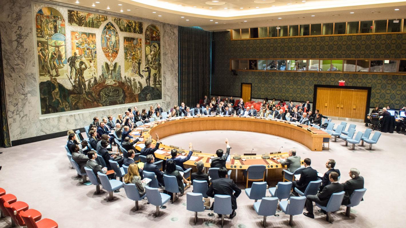 La vue du Conseil de sécurité