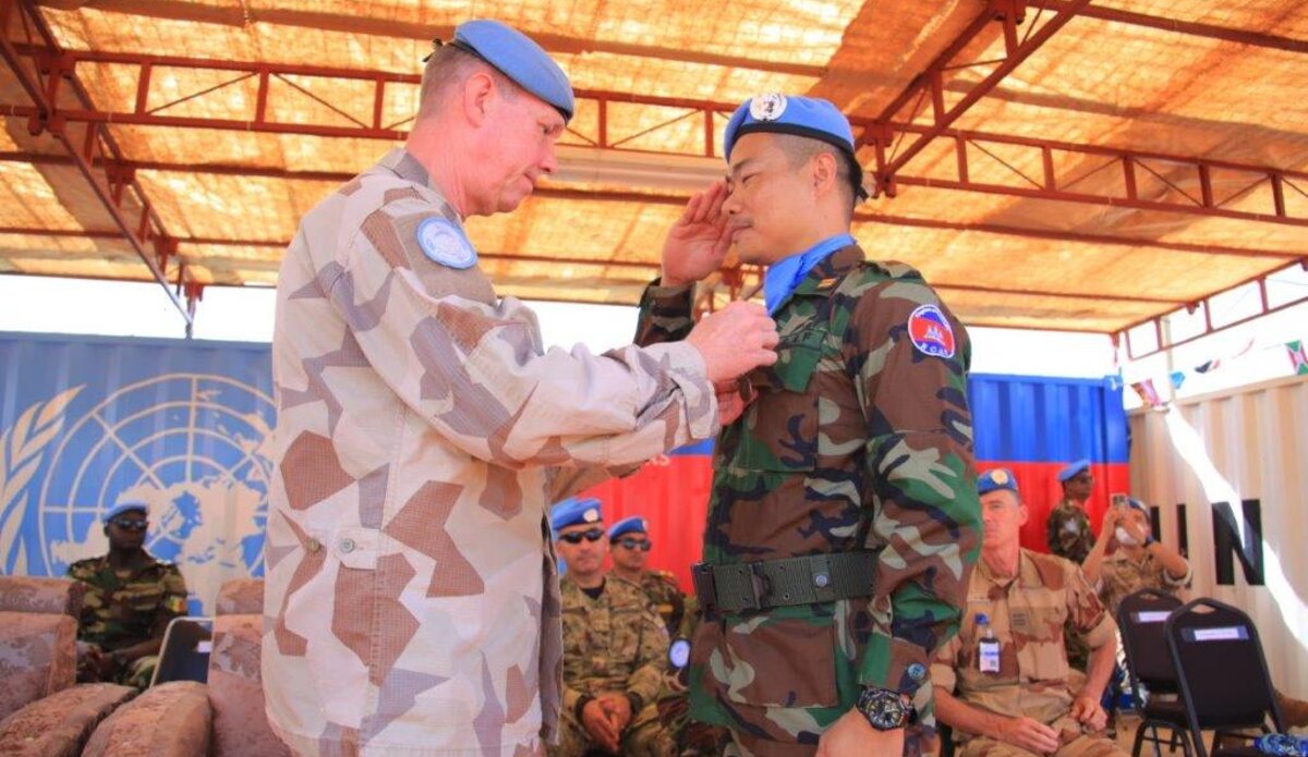 Cambodia has sent 7,523 UN peacekeepers to nine countries in 15