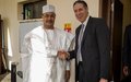  Le Représentant Spécial du Secrétaire Général et Chef de la MINUSMA, M. Mahamat Saleh Annadif reçoit M. Oscar Fernandez-Taranco, Sous-Secrétaire général à l’Appui à la Consolidation de la Paix