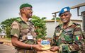 La 2e promotion de l'École de Guerre du Mali en visite au Quartier général de la MINUSMA
