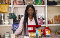 Aminata DOUMBIA promotrice d’une boutique de vêtements à Bamako « l’étoffe d’une combattante »