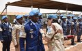 À Ménaka, 147 policiers de la MINUSMA reçoivent la médaille des Nations unies