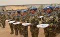 Les soldats de la paix guinéens de la MINUSMA honoré de la médaille de l’ONU