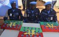 À Gao, les Casques bleus de l’Unité de Police constituée du Burkina Faso reçoivent la médaille des Nations unies