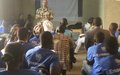 Tombouctou : Le mandat de la MINUSMA, expliqué  aux élèves du centre « Amadou Badou »