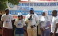  Des jeunes volontaires des Nations Unies initient une caravane de sensibilisation électorale