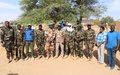 Le Bureau régional de la MINUSMA à Kidal visite l’Armée reconstituée