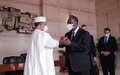 Hommage présidentiel rendu aux quatre Casques bleus ivoiriens décédés à Tombouctou