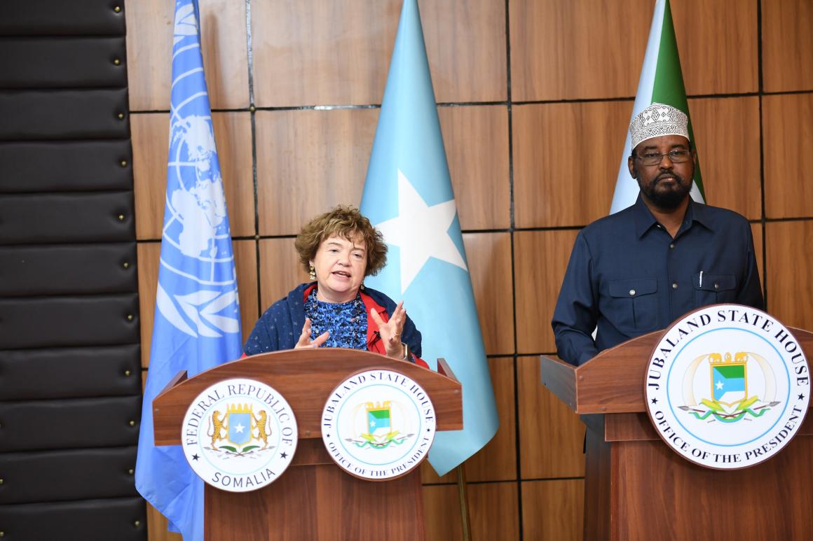 Le camp du contingent guinéen à Kidal, dévasté suite à l'attaque