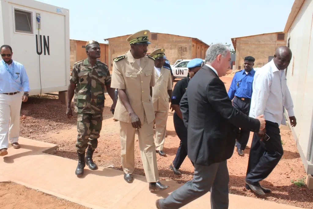 visite guidée du Quartier Général de la Police des Nations Unies UNPOL